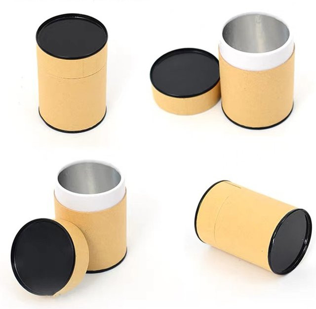Star Packaging Kraftpapier Zylinder in Braun für Tee, Kaffee, Süßigkeiten oder Nüsse - Bild 1