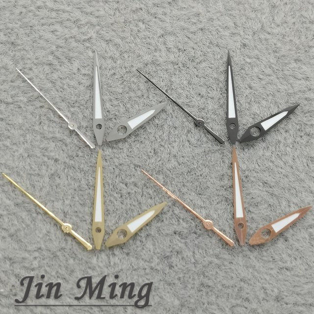 LUJIE Uhrzeiger, Grün Leuchtend, Silber, Gunmetal, Gold, Roségold, Unisex - Bild 1