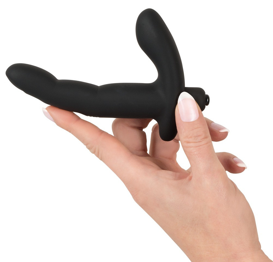 Rebel Prostatavibrator Naughty Finger Prostate Vibe mit herausnehmbarem Vibrobullet in Schwarz - Bild 5