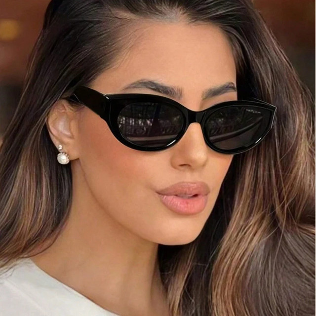 CAIPAI Sonnenbrille Cat-Eye, Vollrand, Kunststoff, schwarz - Bild 1