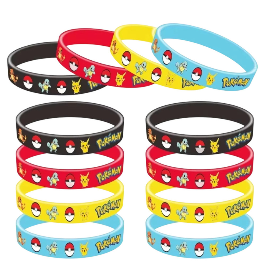 Potdemiel Pokémon Pikachu Klatscharmband, Stempel, Aufkleber, Partyzubehör - Bild 3
