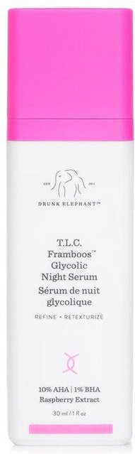 Drunk Elephant TLC Framboos Glykolisches Nachtserum, 30 ml, AHA - Bild 1