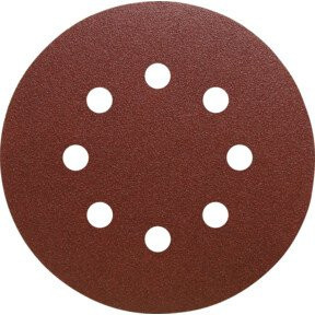 Klingspor PS 22 K Schleifscheiben kletthaftend für Exzenterschleifer, Durchmesser: 125 mm, Korn 40, Farbe: Braun, geeignet für Metall und Holz - Bild 1