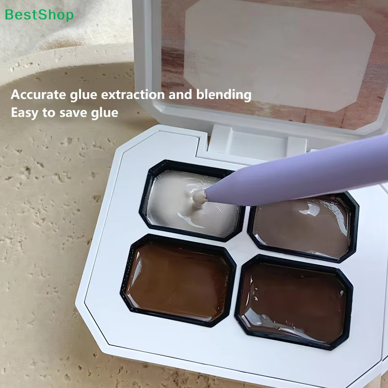 HNKMP Doppelseitiger Silikon-Klebestift für Nagelkunst, Purple - Bild 2