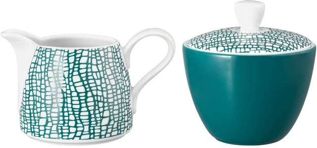 Seltmann Weiden Milch- und Zucker-Set Life Fashion aus Porzellan, Multicolour, je 260 ml - Bild 1