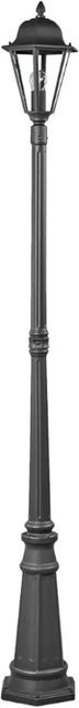 Lindby Mastleuchte Edana Außenleuchte aus Aluminium und Glas in Schwarz, modern, E27, IP44, Höhe: 60 cm, Breite: 25 cm, Tiefe: 21,1 cm - Bild 1