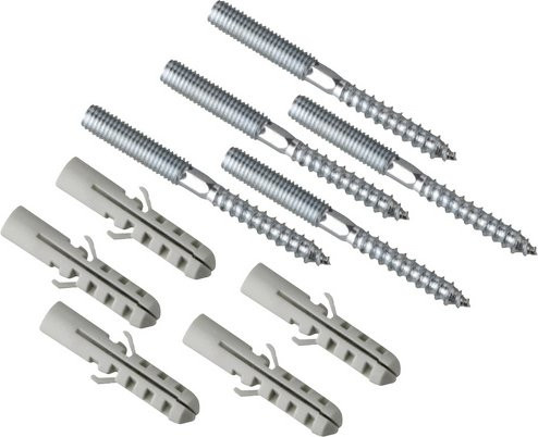 WELLWATER Torx-Schraube aus Stahl in Silber, Durchmesser: 8 mm, Länge: 100 mm - Bild 1