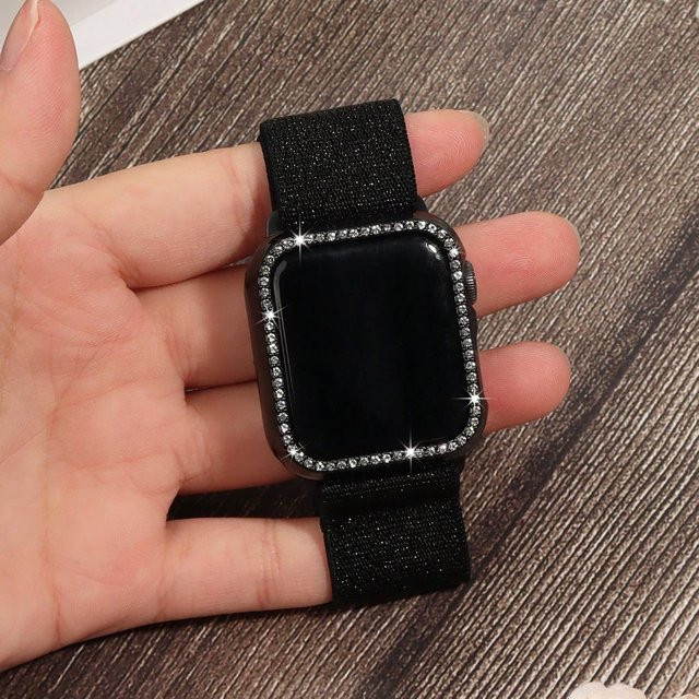 JBAILI Uhrenarmband Nylon, Schwarz, Unisex - Bild 1