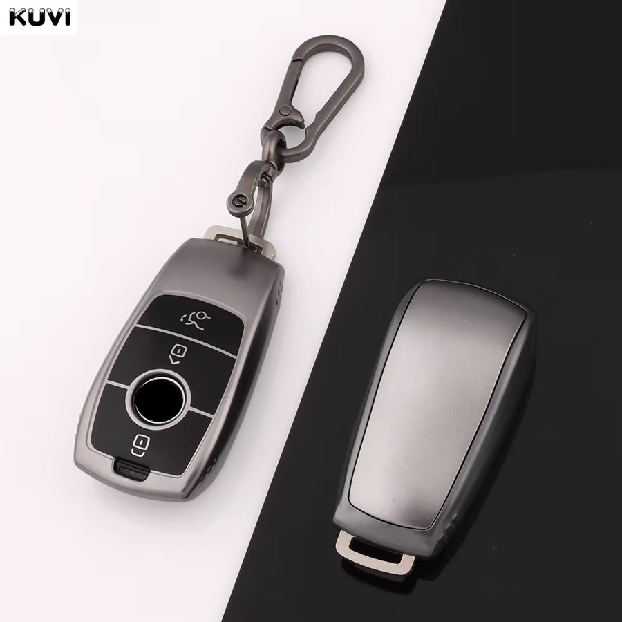 Kuvi TPU Schlüsselhülle für Mercedes Benz A C E S G Klasse GLC CLE CLA W177 W205 W213 W222 X167 AMG Schlüsselbund Zubehör - Bild 2