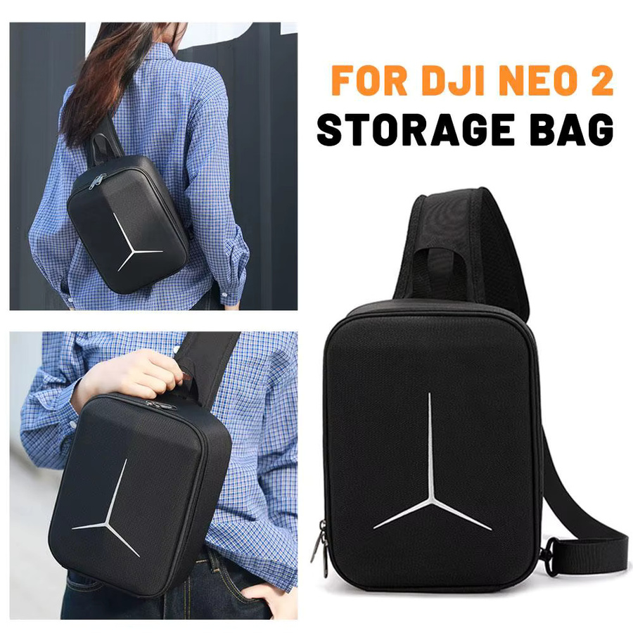 DJI Neo2 EVA wasserdichte Aufbewahrungstasche in Schwarz – Tragbare Hartschale Kamera Tasche für Outdoor-Einsätze - Bild 2