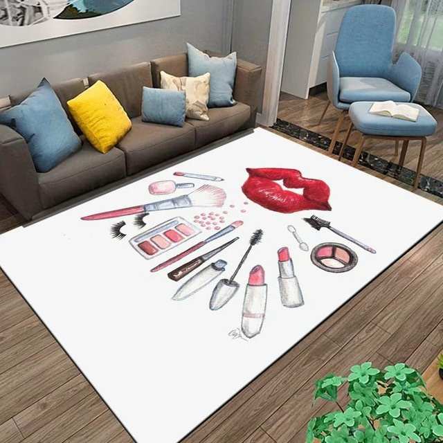 Waschbarer rutschfester Teppich von Binchi Furniture im modernen Stil für Wohnzimmer, Schlafzimmer oder Badezimmer, B/B: 60 x 40 cm - Bild 1