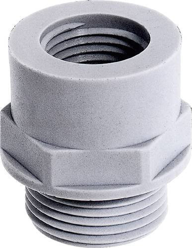 LAPP Kabelverschraubung Adapter SKINDICHT A-PG/M 11/16X1,5 aus Polyamid in Lichtgrau (RAL 7035), 25 Stück - Bild 1