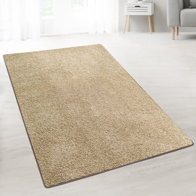 Karat homeliving Shaggy-Teppich Barcelona Beige - Bild 1