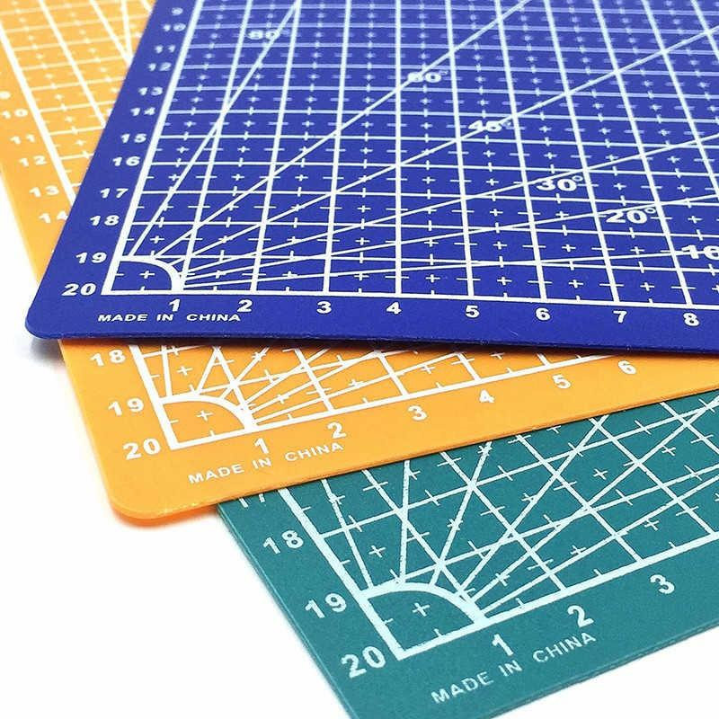 Faylisvow Schneidematte aus PP-Kunststoff mit Gitterlinien für DIY-Projekte und Patchwork in A4 - Bild 3