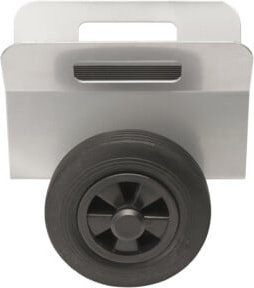 BS Gummirad für Plattenwagen Typ 2 und 3, Farbe: Silber, Raddurchmesser: 200 mm - Bild 1