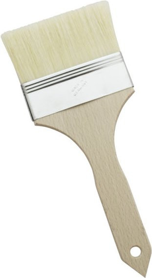 Schneider Pastry Brush mit Holzstiel, 70% Kunstborsten und 30% Naturschweineborsten, Breite: 10 cm, beige - Bild 1