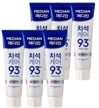 Median Dental IQ Zahnsteinpflege Zahnpasta Weiß, 120g, 6er Set - Bild 1