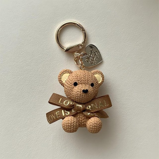 Rd lala Anhänger, Krawatten-Sitzbär, gelb, Unisex - Bild 1