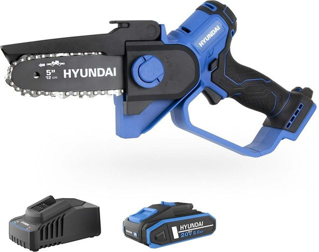 Hyundai Akku Minikettensäge CS2005LI-2A1 in Blau mit Ersatzakku - Bild 1