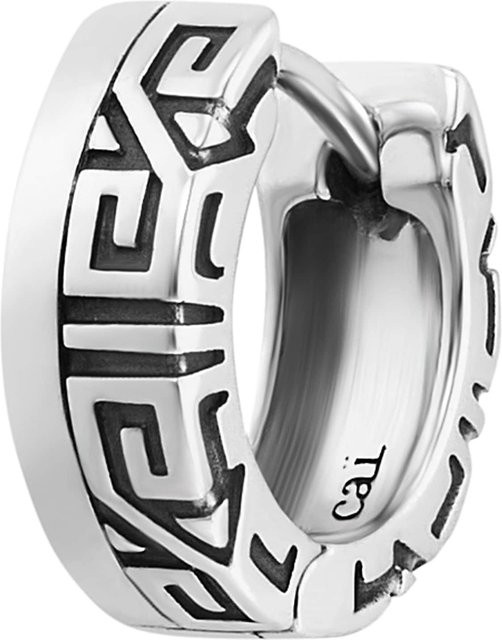 Cai Single-Ohrring 925 Silber rhodiniert, Ornamente, Unisex - Bild 1