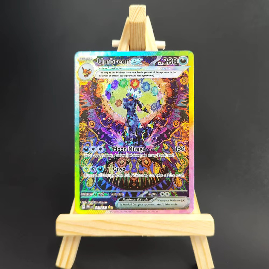 Bandai Pokémon Prismatic Evolutions Espeon Leafeon Sylveon Jolteon Flareon Umbreon EX, Sammelkarte, Englisch - Bild 2