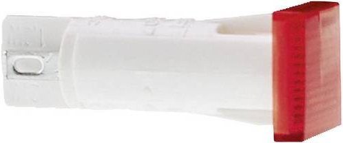 RAFI Standard Signalleuchte 1.69.507.125/1002 mit Leuchtmittel 1,20W in Rot und Transparent - Bild 1