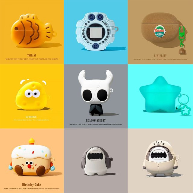 Niedliche 3D Cartoon Silikonhülle für Xiaomi Redmi Buds 8 6 Pro und Redmi Buds 8 6 Lite Ladehülle - Bild 1