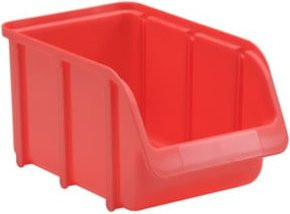 Hünersdorff Sichtbox aus Kunststoff in Rot, Größe 3 - Bild 1