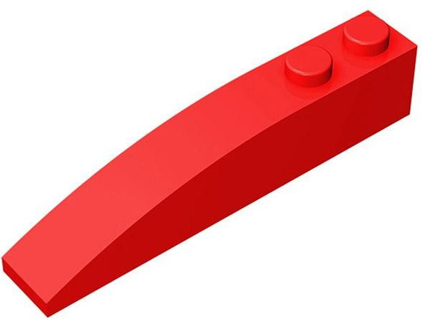 ixBricks 10-teiliges Set 4 Gebogene 6x1 Schrägsteine Bausteine - Bild 1