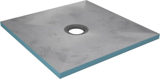 Aurlane Duschunterlage quadratisch, grau, B/T: 90 x 90 cm - Bild 1