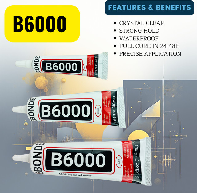 B6000 Universalkleber Transparent für DIY-Reparaturen und Bastelarbeiten - Bild 1
