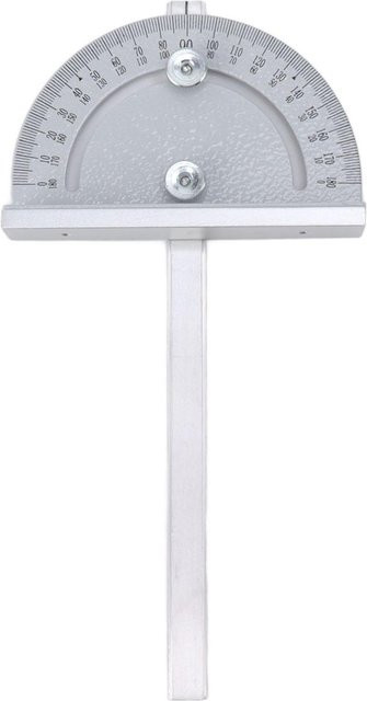 OutsideWorld 180-Grad-Winkelmesser aus Aluminiumlegierung für Holzbearbeitung in Weiß - Bild 1