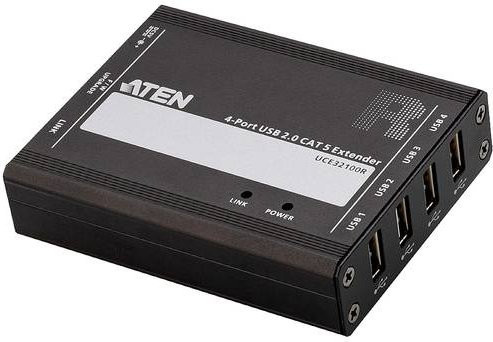 ATEN USB-Kabel UCE32100 Schwarz mit USB-A und USB-C Anschlüssen - Bild 1