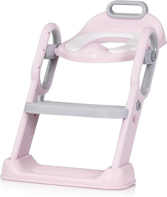 Chipolino Toilettentrainer Flippy mit höhenverstellbarer Fußstütze in Pink - Bild 1
