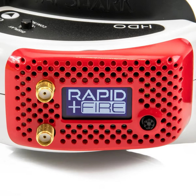 ImmersionRC RapidFIRE Modul HDO2 5,8G Empfängermodul für Fatshark Dominator HDO Brillen in Weiß und Rot - Bild 1