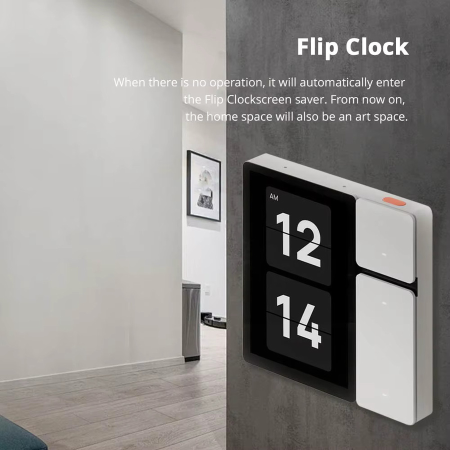 Zemismart 3,5 Zoll WiFi Smart Central Control Panel Touchscreen mit integriertem BLE Sig Mesh Hub und IR-Steuerung in Weiß, kompatibel mit der Tuya Smart App - Bild 4