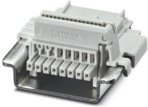 Phoenix Contact TBUS8-25,0-PPPPPPPP-7035 Tragschienen-Busverbinder, Grau, 10 Stück - Bild 1