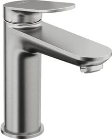 Duravit Waschtisch-Einhebelmischer M Wave in Brushed Steel, Silber, Auslauf: 122 mm - Bild 1