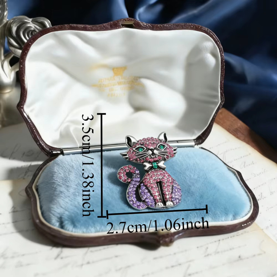 QATT Katzenbrosche, Kristall, Unisex - Bild 4
