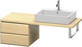 Duravit Unterschrank L-Cube in Medium Egg mit 2 Schubladen, B: 52 cm, T: 54,7 cm, H: 40 cm - Bild 1