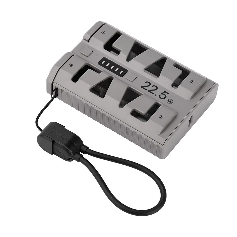 Gaqqee Powerbank DIY-Kit mit 22,5W Schnellladung und 21700 Batteriegehäuse in Grau oder Weiß - Bild 6