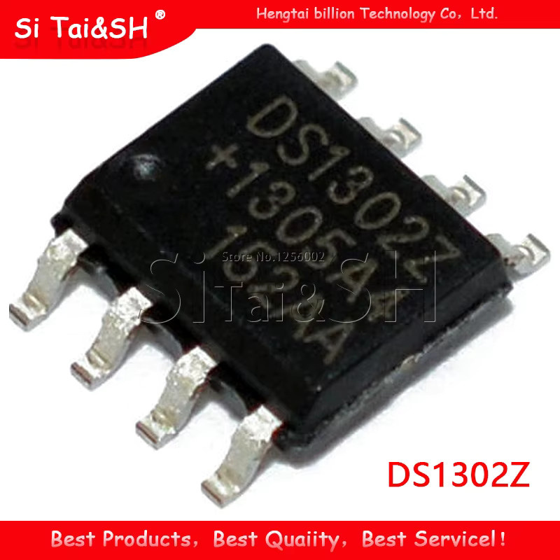 10 Stück Si Tai&SH DS1307ZN DS1302ZN DS1232 Echtzeituhren IC in SOP-8 Bauform, Schwarz - Bild 2