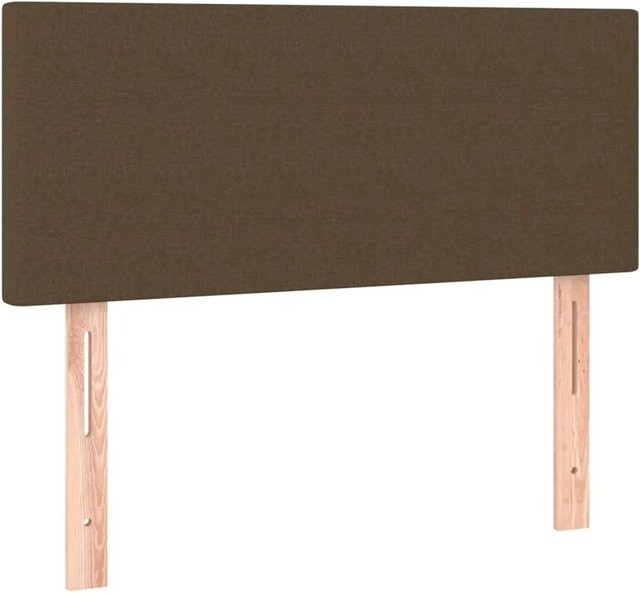 vidaXL LED Kopfteil in Dunkelbraun mit USB-Ladeanschluss und integrierter Beleuchtung, Breite: 100 cm, Tiefe: 5 cm, Höhe: 78 bis 88 cm - Bild 1