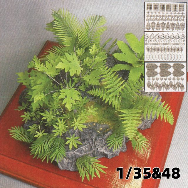 CorMake Pflanzen- und Grasminiaturen, Natur, Unmontierter Modellbausatz, 1:32 - Bild 1
