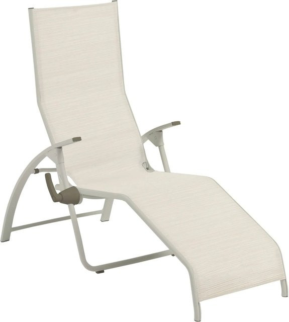Kettler Tampa Bäderliege in Beige aus Aluminium und Textilene, B/T/H: 150 x 120 x 73 cm - Bild 1