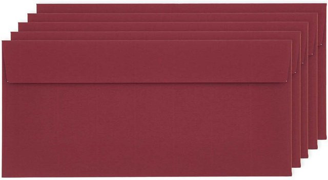 Rico Design Paper Poetry Luxury Umschläge DIN Lang Weinrot - Bild 1