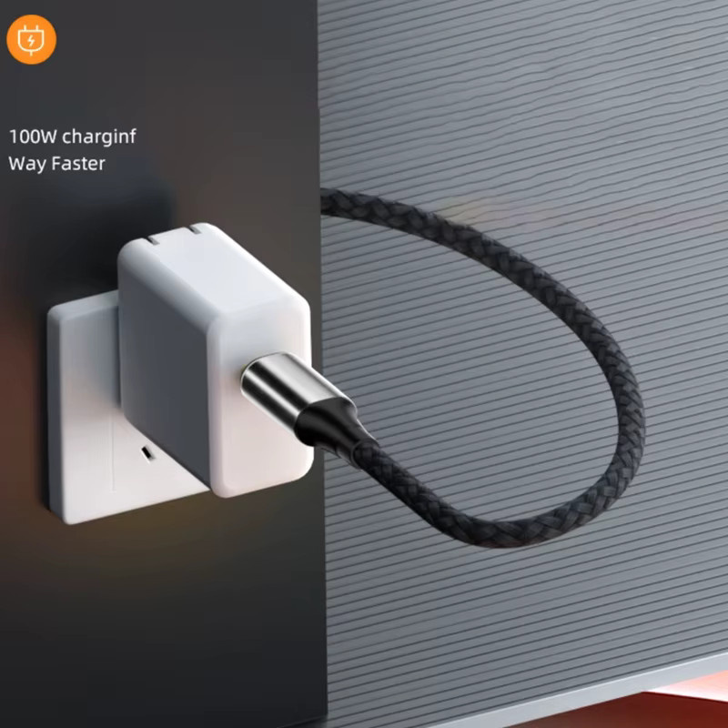 BSN USB-C Ladeadapter und Datenübertragungskonverter mit 90-Grad-Winkel, 100W und 20Gbps für Laptop, Handy und Tablets - Bild 5