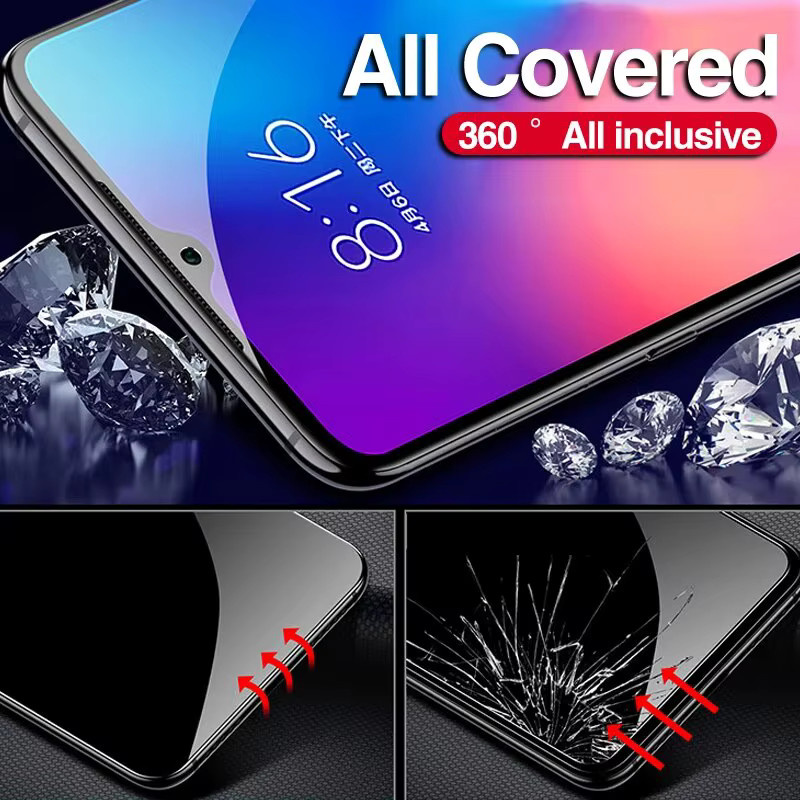 5er-Pack gehärtetes Glas Display Schutzfolie für Xiaomi Redmi Note 9 10 11 12 13 Pro 10S 11S und POCO X3 Pro X4 X5 X6 F3 F4 F5 in Transparent - Bild 5