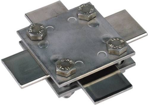 DEHN Kreuzstück KS FL30 V4A aus Edelstahl in Silber - Bild 1
