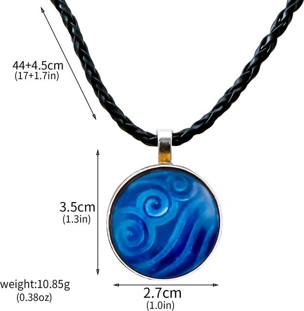 Halskette Katara Wasserstamm Anhänger, blue, Unisex - Bild 1
